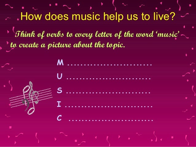 Топик: Music in our life Топик: Music in our life